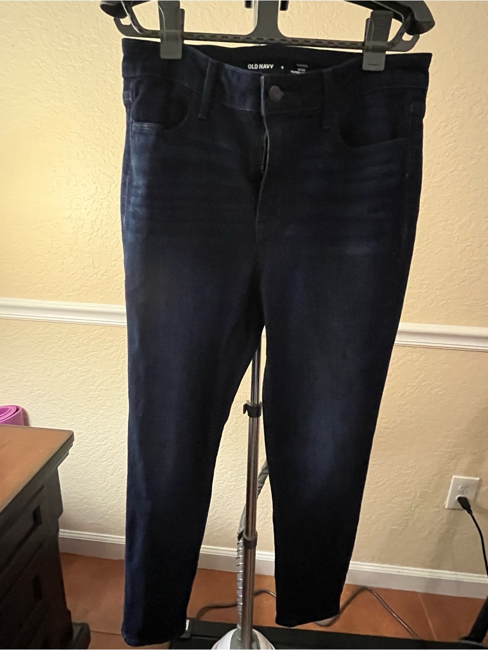 Old Navy Women’s Dark Blue High-Rise Skinny Jeans
